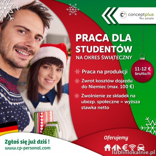 Praca dla uczniów i studentów w Niemczech!