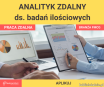 Analityk zdalny ds. badań ilościowych