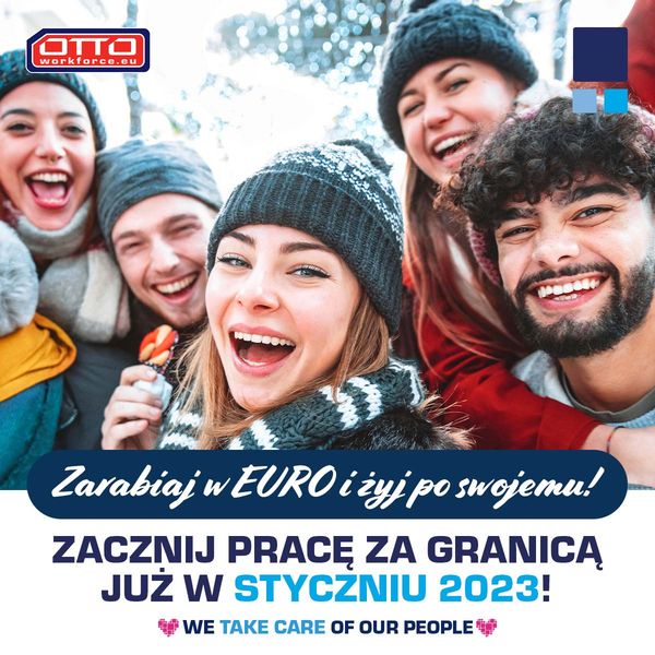 Holandia - praca po Nowym Roku. Zacznij w styczniu