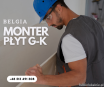 Monter płyt k/g, firmy podwykonawcze - Belgia