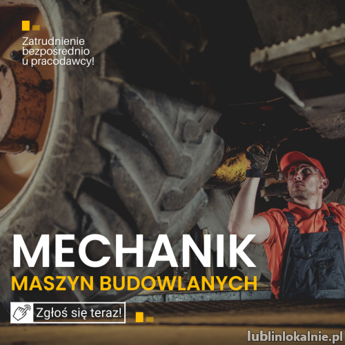 Mechanik maszyn budowlanych z niemieckim