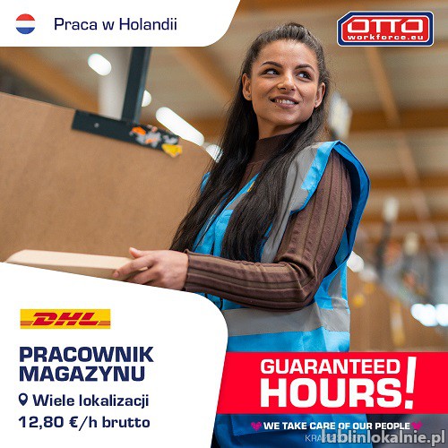 Pracowni_k/czka magazynu DHL guaranteed hours!