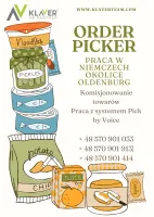 Komisjoner- produkty spożywcze /Pracownik magazynu- Praca w Niemczech