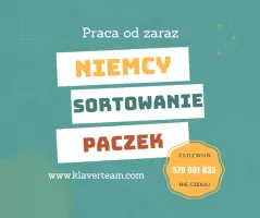 NIEMCY pracy dla uczniów i studentów! Sortowanie przesyłek.