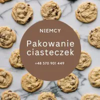 Pakowanie ciasteczek Niemcy BONUS 100 €