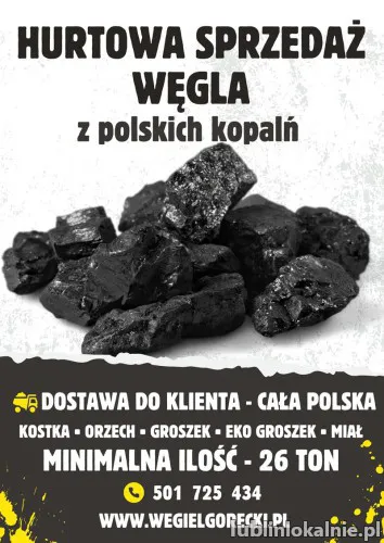 Hurtowa sprzedaż węgla z Polskich Kopalń