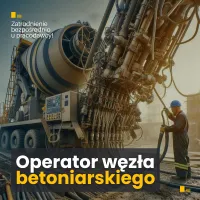 Operator węzła betoniarskiego - praca w delegacji