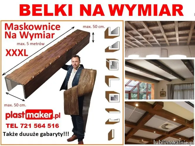 belki_rustykalne_sufitowe__Imitacja_drewna_na_wymiar__Maskownice_dekorcyjne_styropianowe__Dekor_Front_drewnopodobne_profile_plastmaker_ceiling.webp