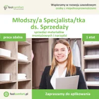 Młodszy/a Specjalista/tka ds. Sprzedaży Młodszy/a Specjalista/tka ds. Sprzedaży