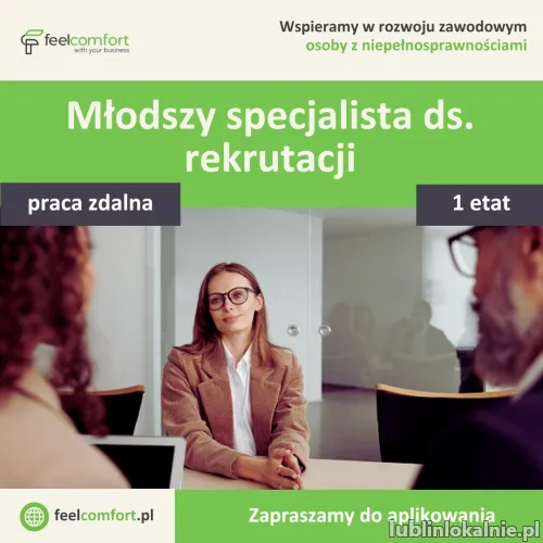 Młodszy specjalista ds. rekrutacji