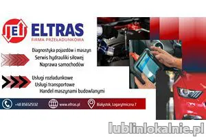 BADANIA TECHNICZNE PRZEGLĄDY SERWIS HYDRAULIKI SIŁOWEJ NAPRAWA ELTRAS